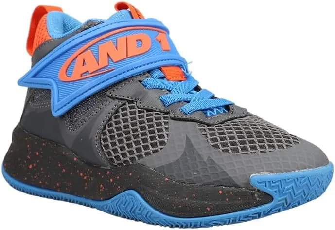 AND1 Kids Boys Ballistic Basketball Sneakers Shoes - Black