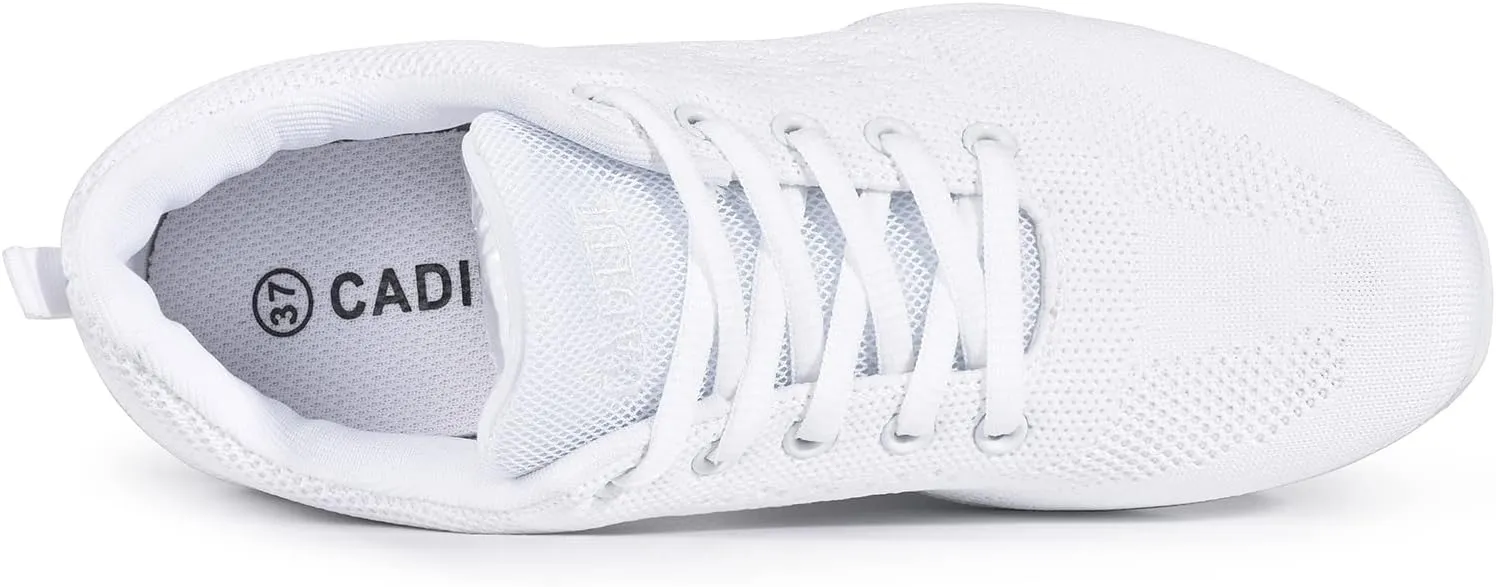 CADIDL Cheer Shoes Women White Cheerleading Dance Shoes