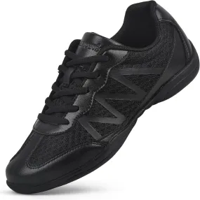 Cheer Shoes for Youth Girls White Cheerleading Athletic Dance Shoes Tennis Sneakers for Competition Sport Training