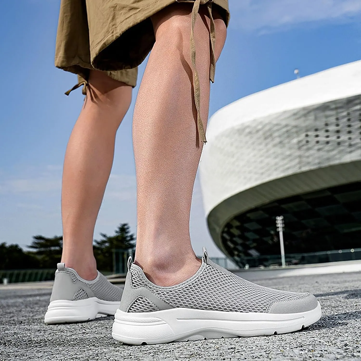 Comfort Wear Shoes for Women Men Nurses Lightweight Comfortable Mesh Sport Sneakers Casual Fashion Walking Sneakers
