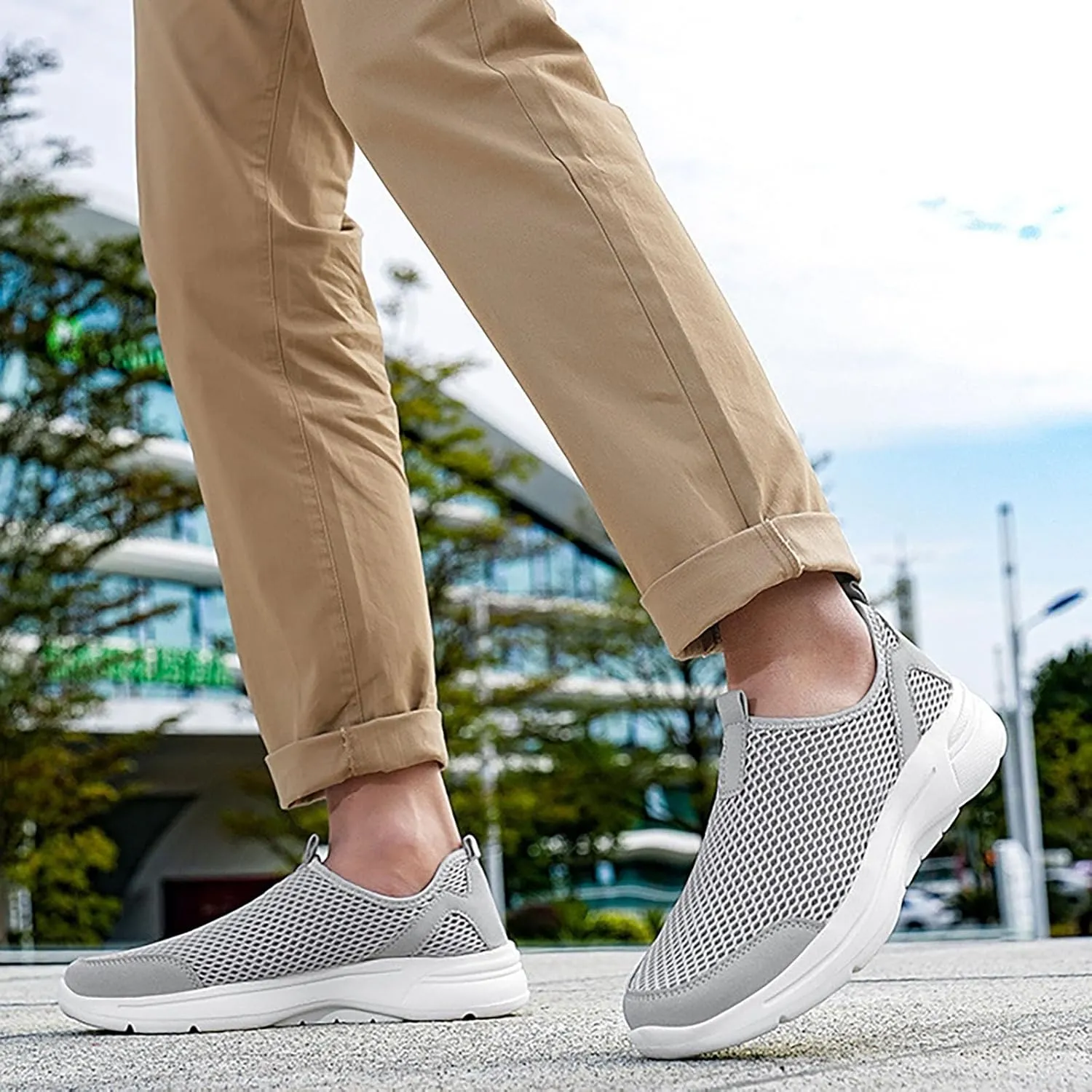 Comfort Wear Shoes for Women Men Nurses Lightweight Comfortable Mesh Sport Sneakers Casual Fashion Walking Sneakers