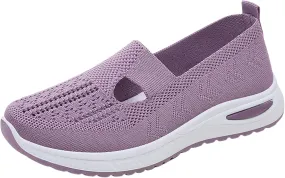 Deals of The Day Clearance Women's Woven Orthopedic Breathable Soft Shoes Womens Slip On Shoes Casual Brown Sneakers Women Tennis Shoes Womens Women's Walking Shoe Casual Loafers