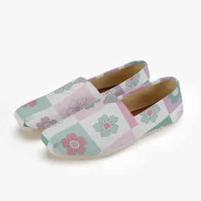 Floral Canvas Toms Shoes