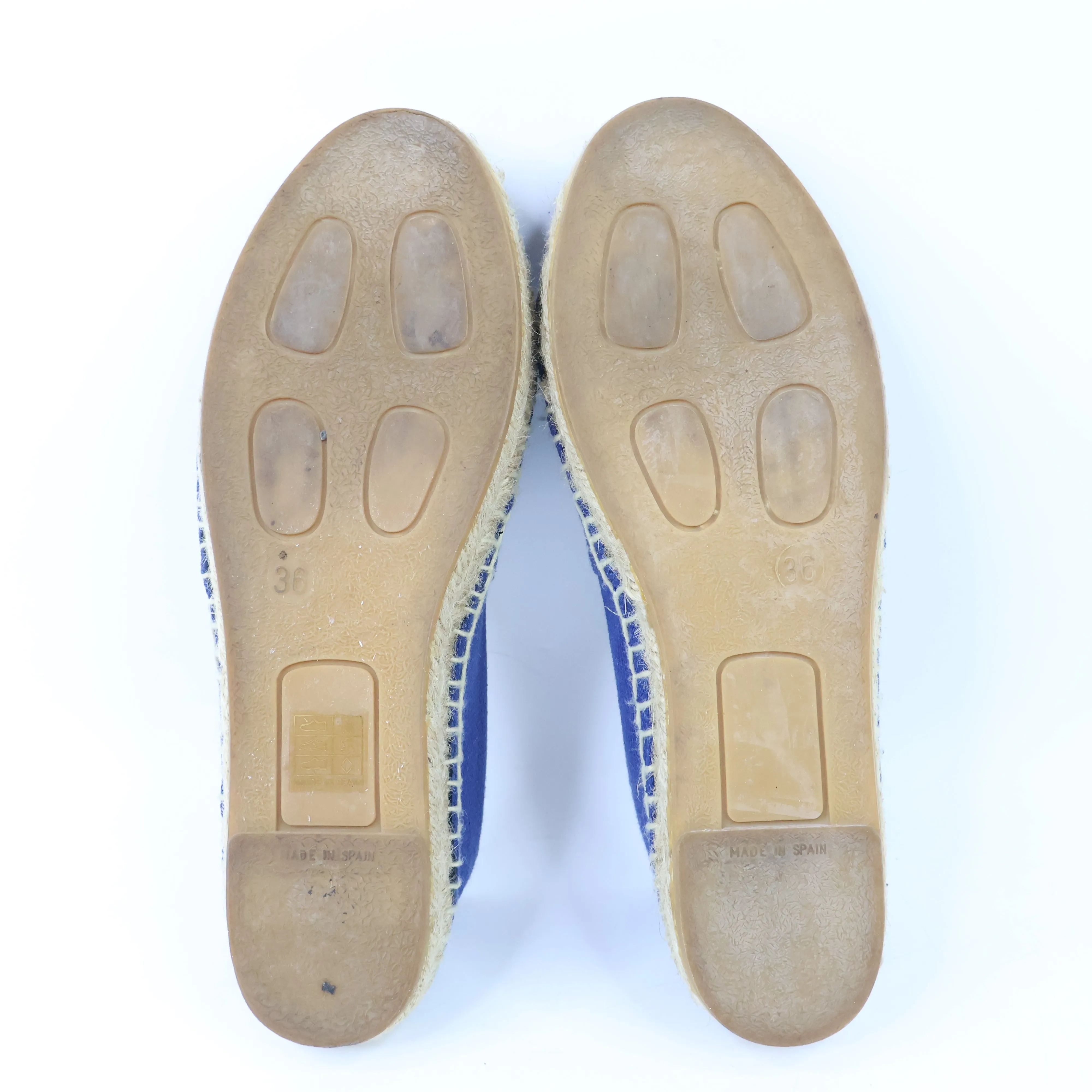 Kenzo Espadrille Canvas Blue 36