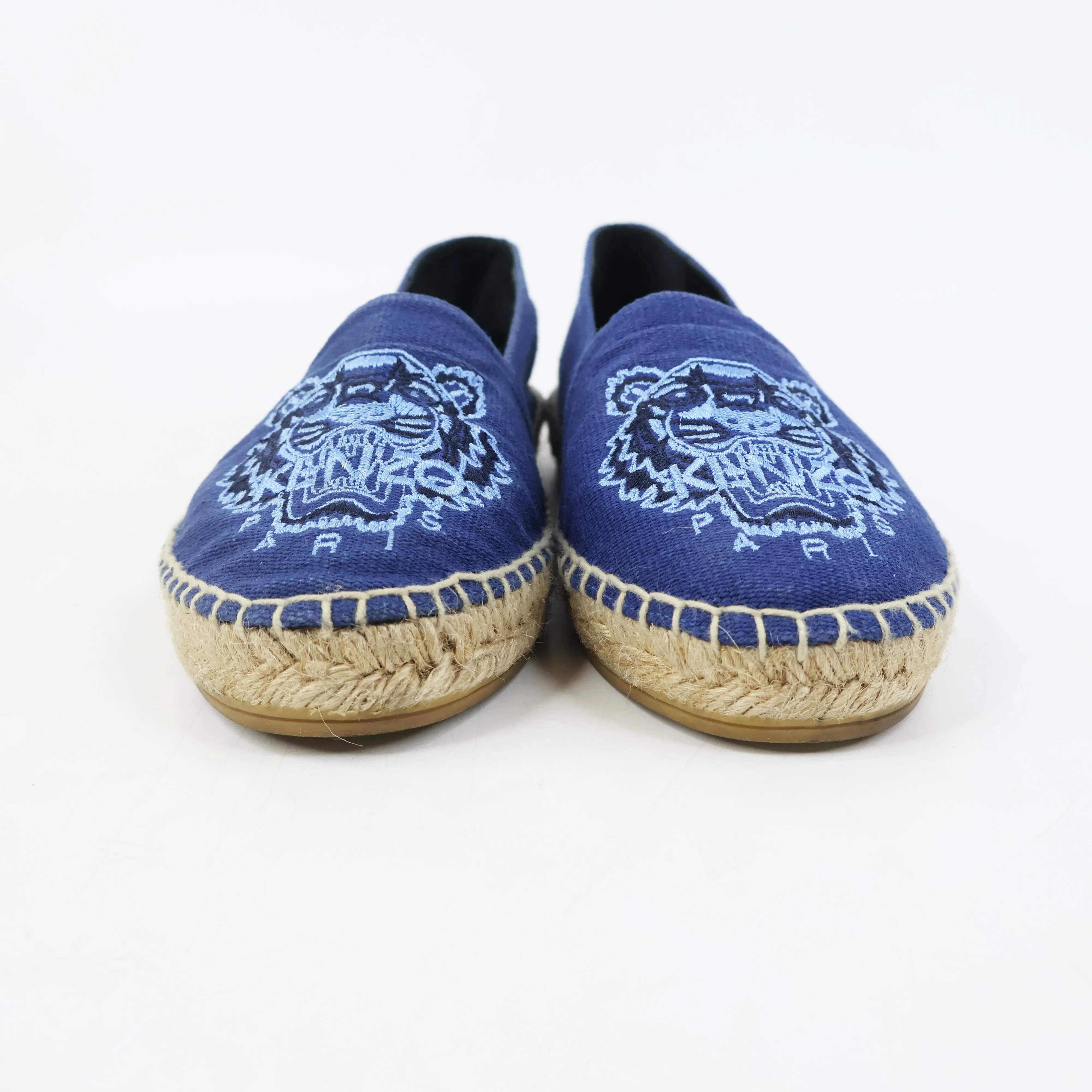 Kenzo Espadrille Canvas Blue 36