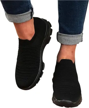 Ladmiple Sneakers For Women Comfortable Shoes Slip On Casual Walking Shoes Dressy Summer Fashion Non Slip Flats Loafers