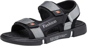 Men's Sandals With Adjustable Strap Non Slip Summer Beach Water Friendly Sandal Casual Thick Cushion Fisherman Sandal