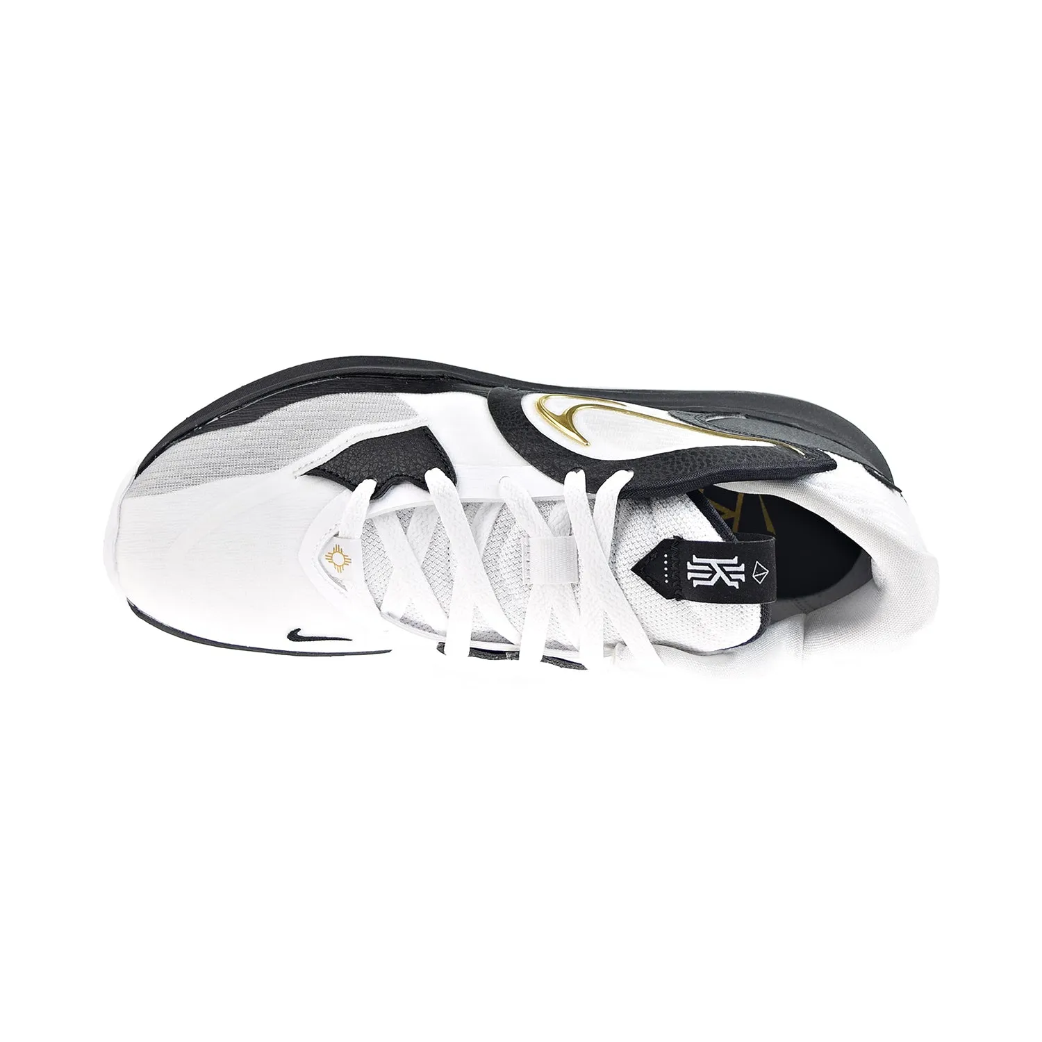 Nike Kyrie Low 5 Men's Shoes White-Metallic Gold-Black