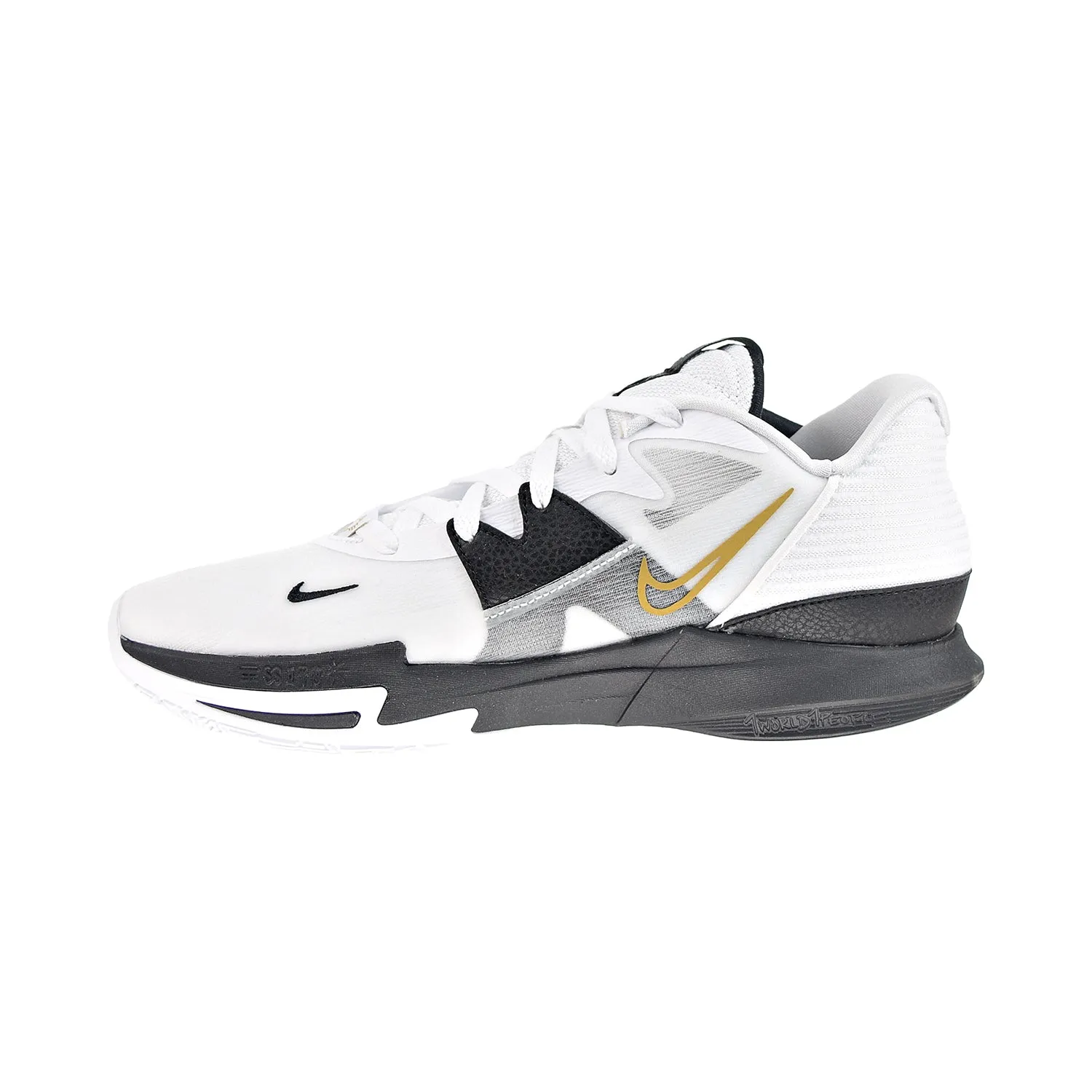 Nike Kyrie Low 5 Men's Shoes White-Metallic Gold-Black