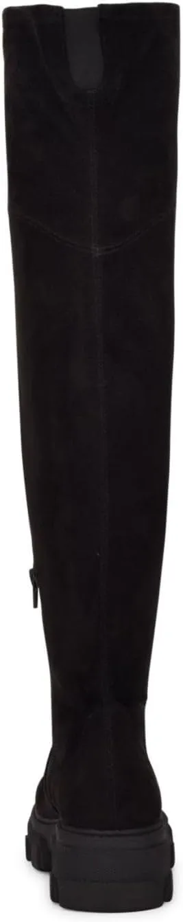 Nine West Women's Cellie Faux Suede Tall Over The Knee Boot