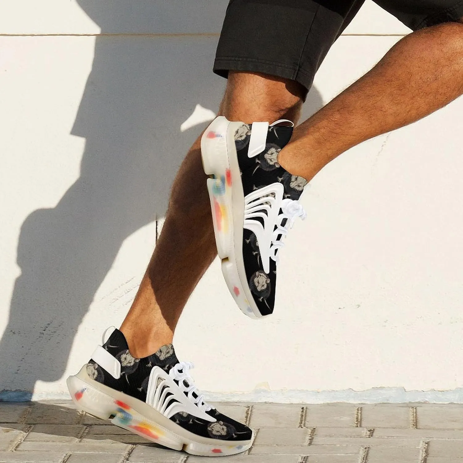 Opossum Mens Sneakers Running Shoes Lightweight Athletic Shoes for Jogging Walking Gym