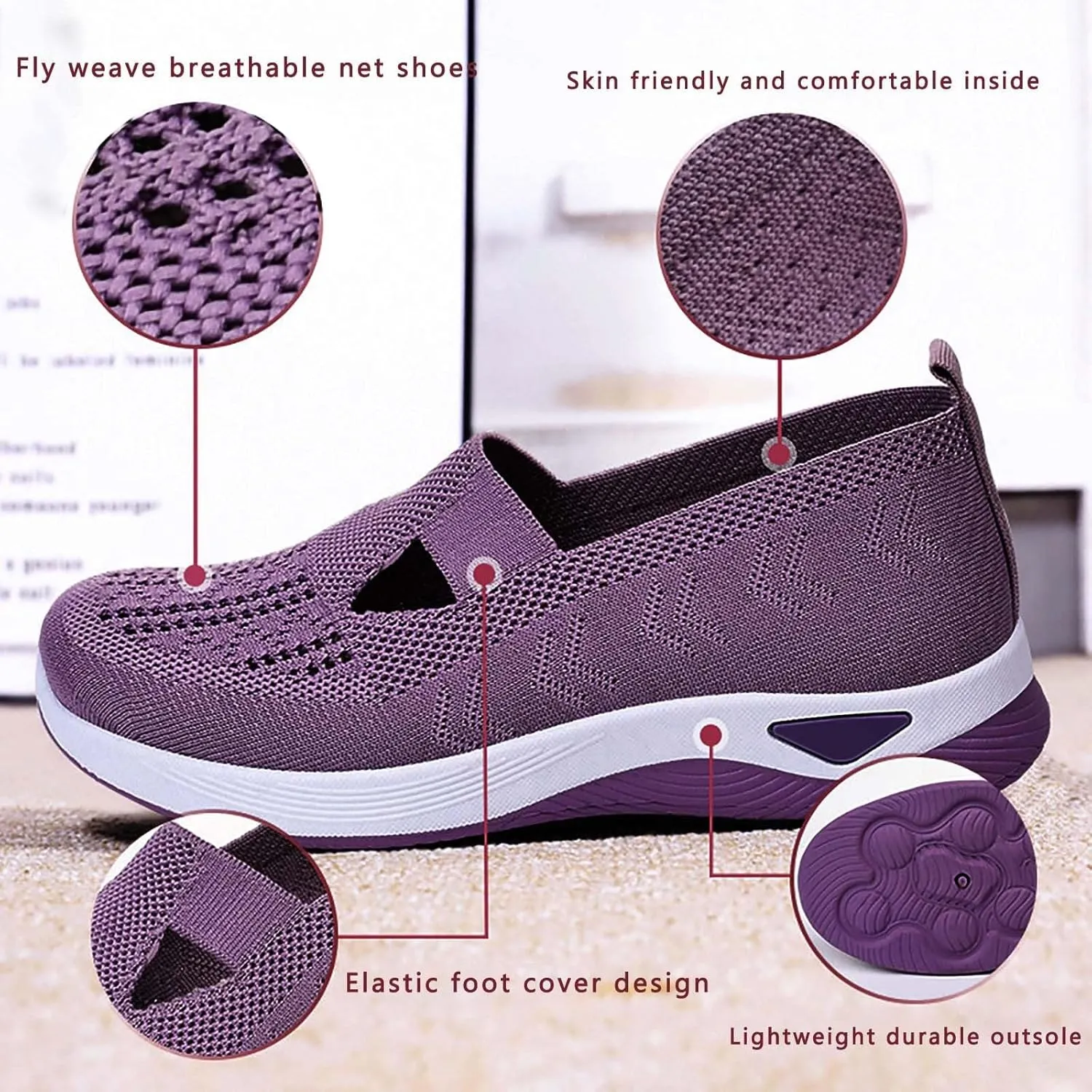 Orthopedic Shoes for Women Woven Orthopedic Running Shoes for Women Wide Feet Men's Casual Shoes Fashion Sneakers 2025 Platform Tennis Shoe White Loafers