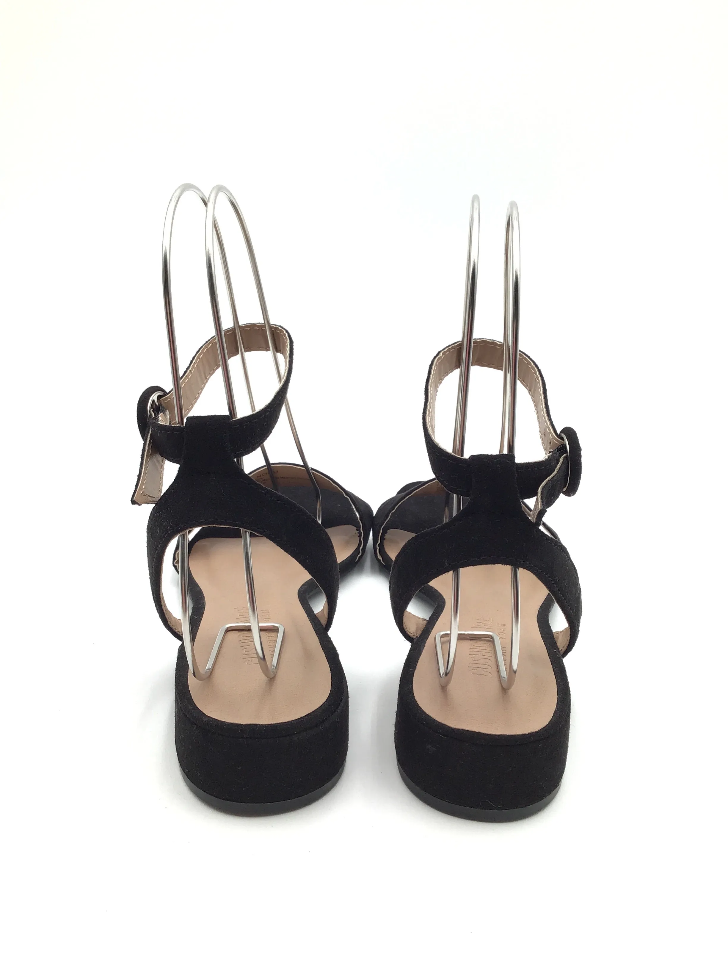 Sandals Flats By Cushionaire In Black, Size: 7