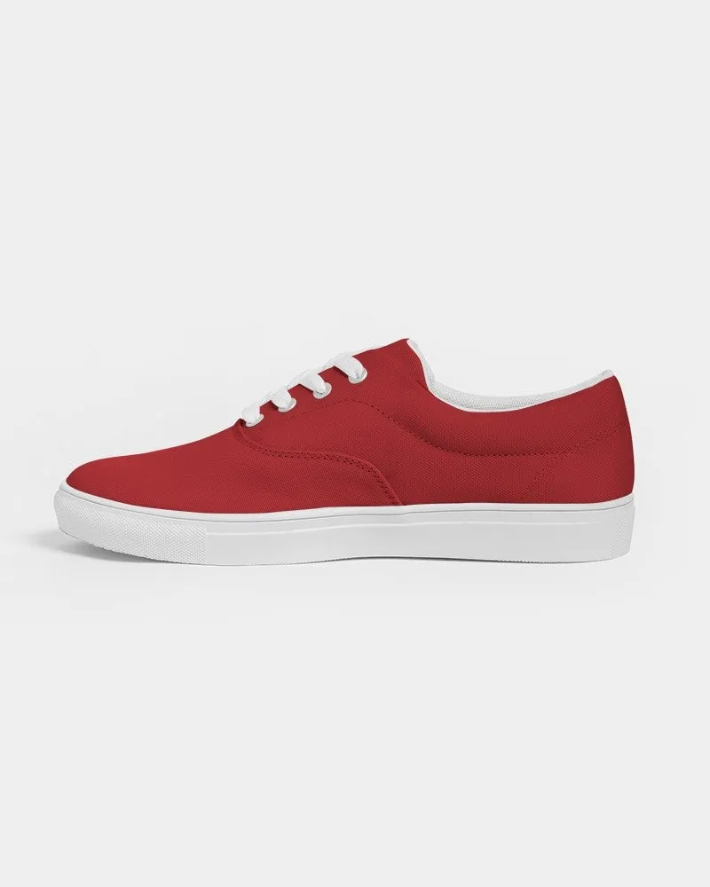 Shaded Red Canvas Sneakers | Men's | C0M100Y100K30