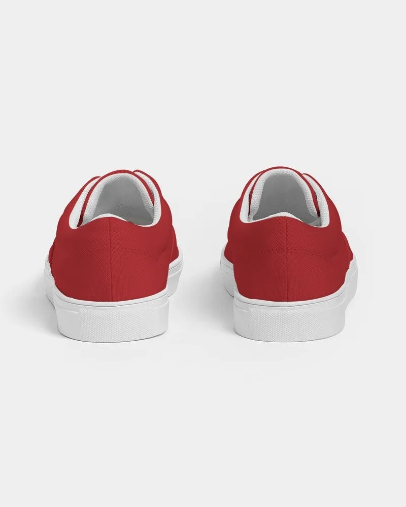 Shaded Red Canvas Sneakers | Men's | C0M100Y100K30