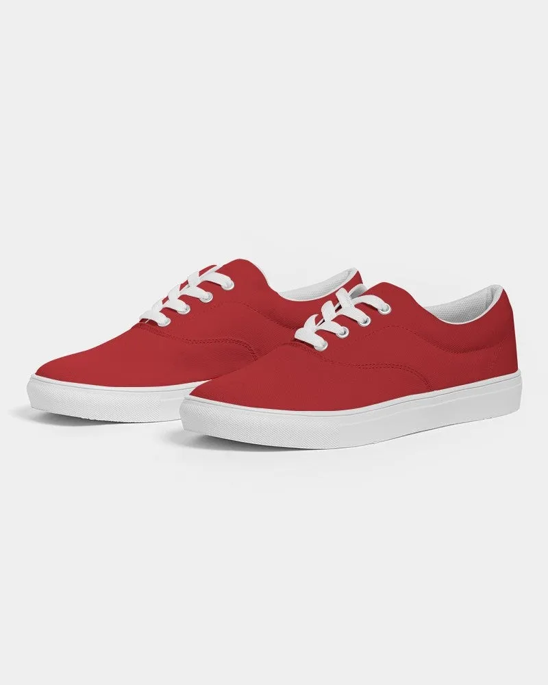 Shaded Red Canvas Sneakers | Men's | C0M100Y100K30