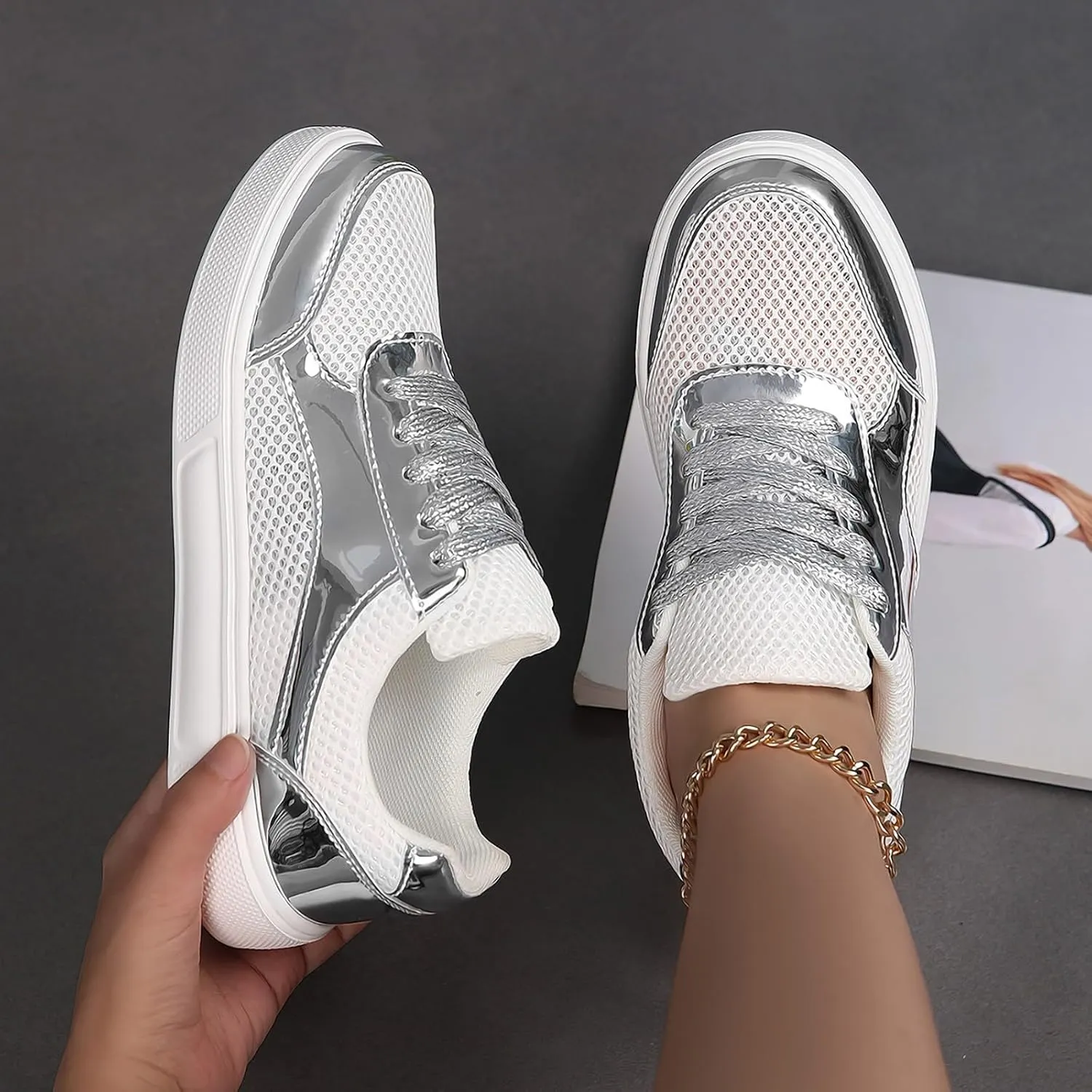 Tennis Shoes Men Wide Width Casual Tennis Shoes High Top Sneakers Women's Air Athletic Running Fashion Sport Platform Tennis Shoe Trainers Shoe