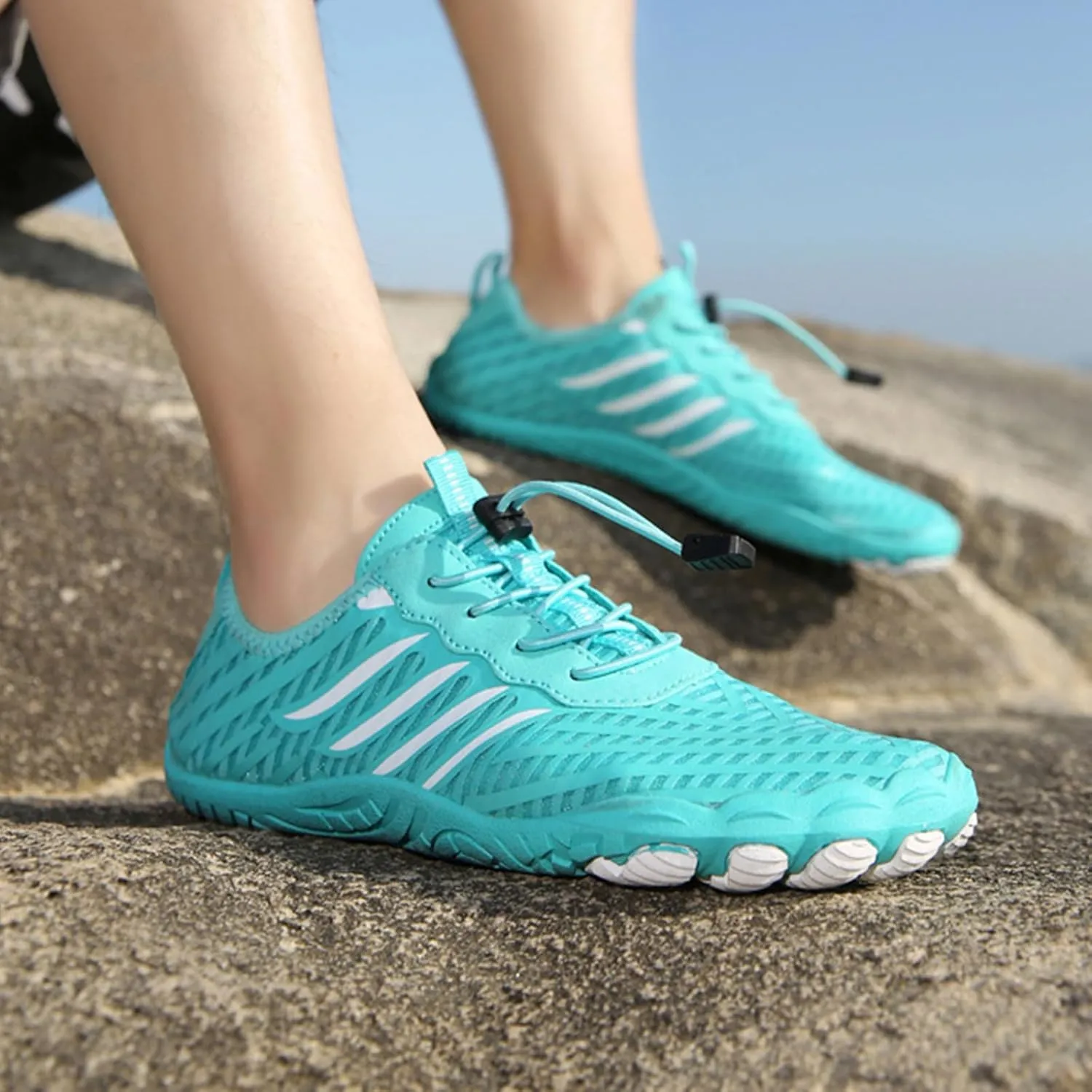 Womens Mens Walking Shoes Casual Comfortable Sports Shoes Lightweight Running Sneakers with Adjustable Tie Lace Up Fashion Gym Yoga Available Shoe Indoor Outdoor